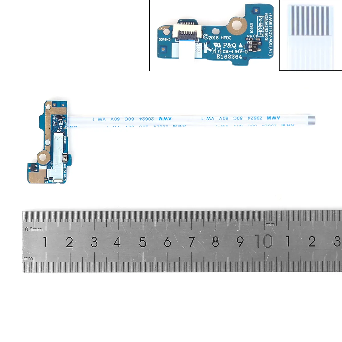 Picture of Power Button Board With Cable For HP 845 G5 840 G5 745 G5 740 G5 ZBook 14U G5